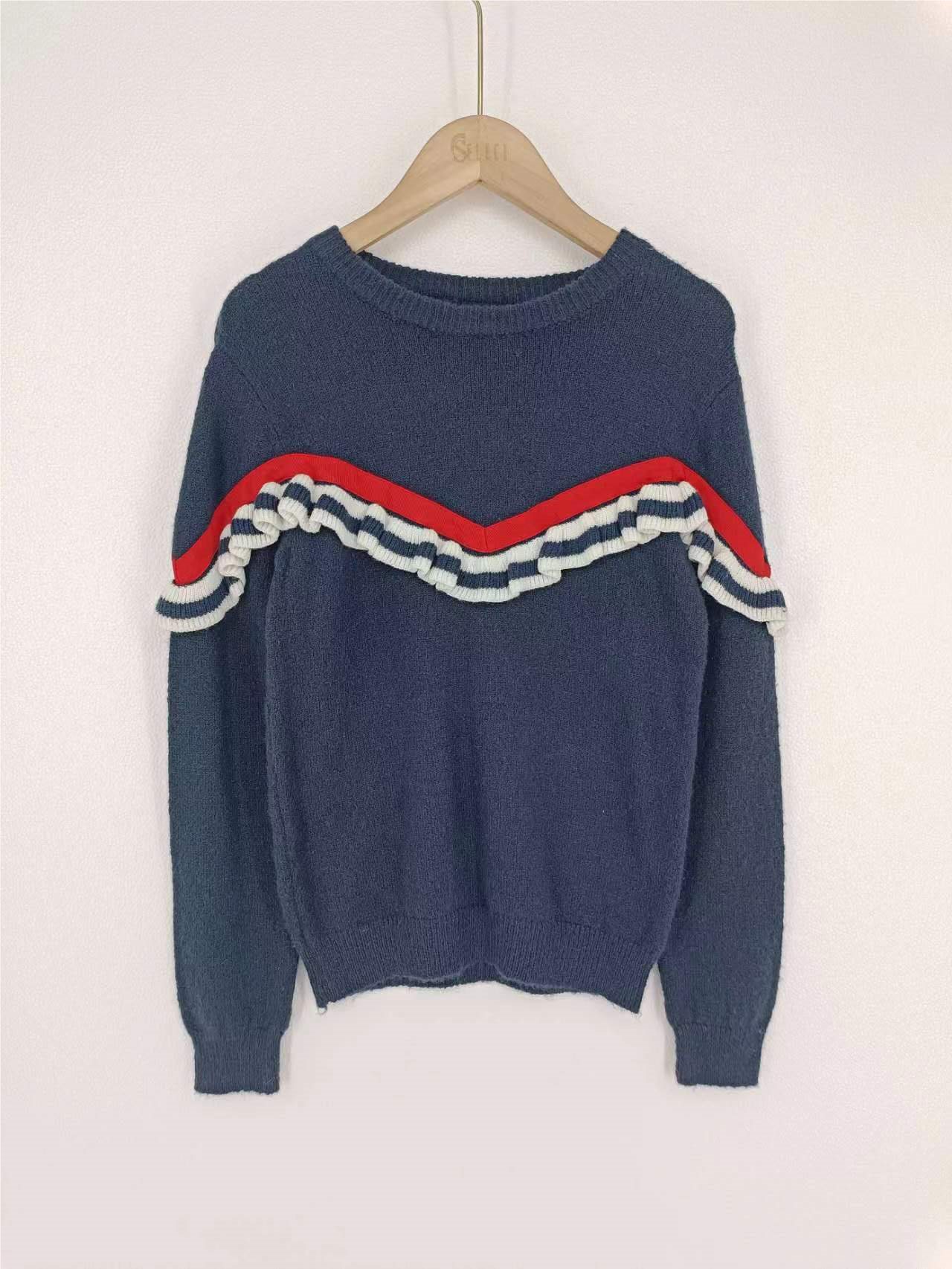 Blue kids knit sweater